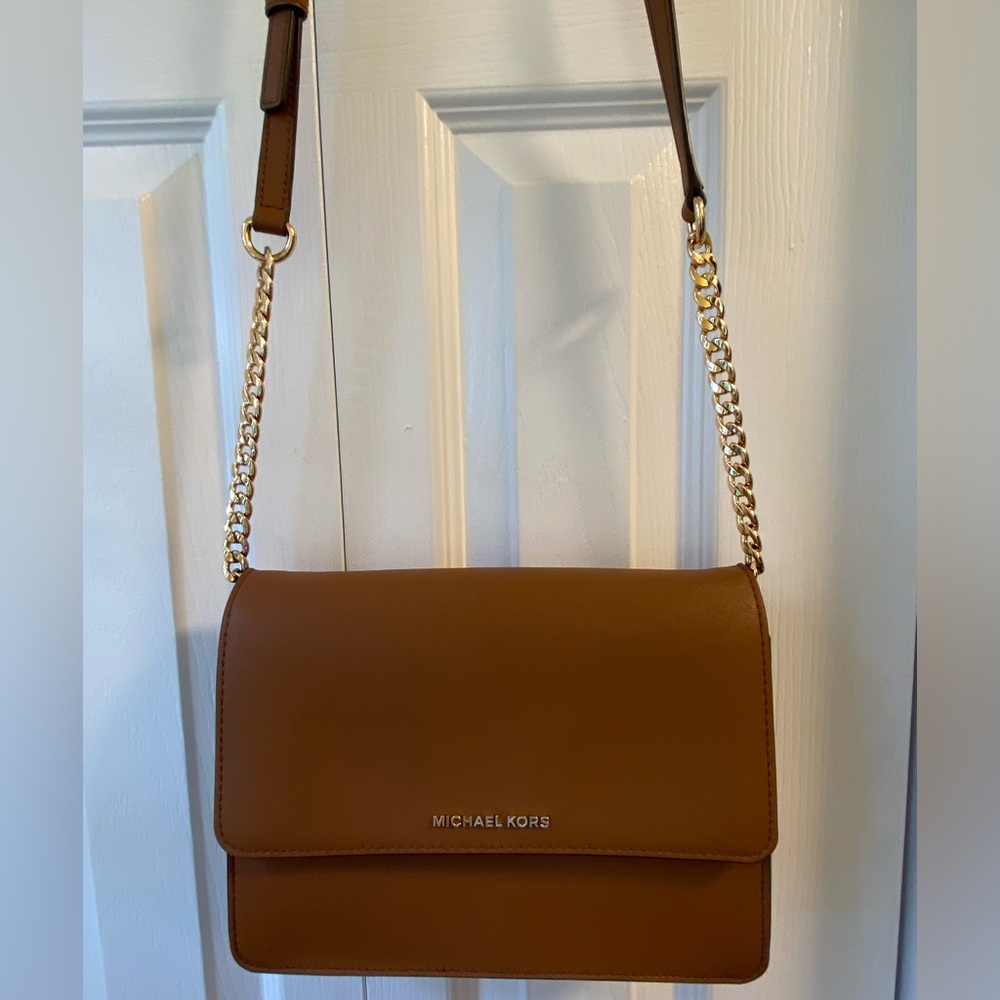 Michael Kors Daniela Saffiano Leather Crossbody Bag